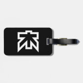 Étiquette À Bagage SIGNE D'ARGENT Laos Kip Lao / Laotien (Dos horizontal)