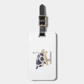 Étiquette À Bagage SIGNE D'Astrologie Zodiac Ox Cute (Devant Vertical)