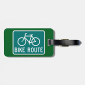 ÉTIQUETTE À BAGAGE SIGNE DE LA VOIE PISTE À VÉLO PISTE À VÉLO (Dos horizontal)