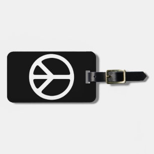 Étiquette À Bagage Signe de paix