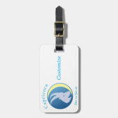 Étiquette À Bagage Signe du Capricorne Thunder_Cove (Devant Vertical)