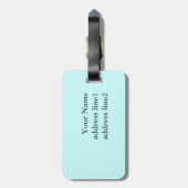 Étiquette À Bagage signe fragile de précaution (Dos Vertical)