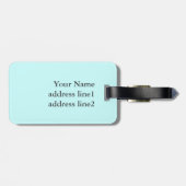 Étiquette À Bagage signe fragile de précaution (Dos horizontal)