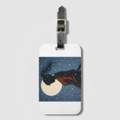 Étiquette À Bagage Silent Samurai – The Feminine Shadow: Snowfall (Devant Vertical)