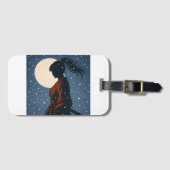 Étiquette À Bagage Silent Samurai – The Feminine Shadow: Snowfall (Devant Horizontal)