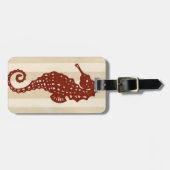 Étiquette À Bagage Silhouette (Devant horizontal)