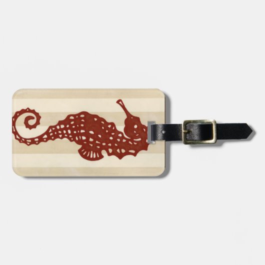 Étiquette À Bagage Silhouette (Devant horizontal)