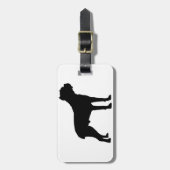 Étiquette À Bagage Silhouette de Corso de canne (Devant Vertical)