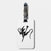 Étiquette À Bagage Silhouette de cuisine (Dos Vertical)