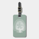 Étiquette À Bagage Silhouette Dollar De Sable (Devant Vertical)