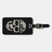 Étiquette À Bagage Silhouette du crâne des Goonies (Devant horizontal)