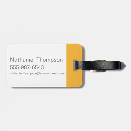 Étiquette À Bagage Silhouette Wonka Factory (Dos horizontal)