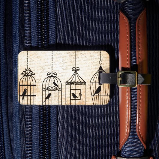 Étiquette À Bagage Silhouettes de cage (Insitu Rectoal 4)