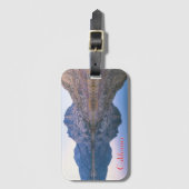 Étiquette À Bagage Silver Lake Scenery at Sunrise (Devant Vertical)