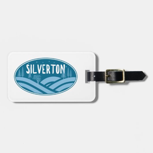 Étiquette À Bagage Silverton Colorado Extérieur (Devant horizontal)
