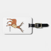 Étiquette À Bagage Simple dessin (Devant horizontal)