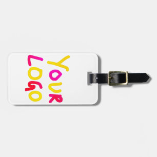 Étiquette À Bagage simple et minimal ajoutez votre logo/votre design