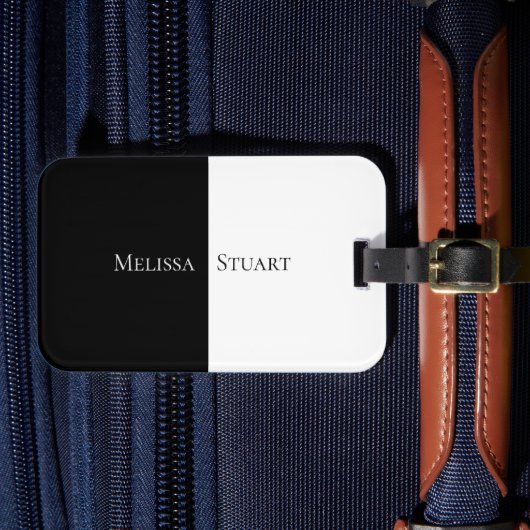 Étiquette À Bagage Simple minimaliste (Insitu Rectoal 4)