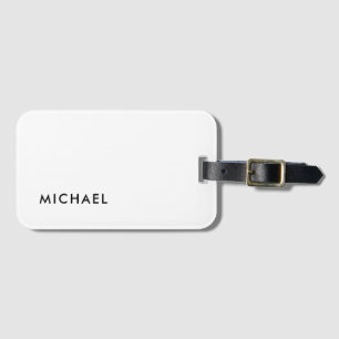 Étiquette À Bagage Simple minimaliste élégant classique professionnel