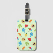 Étiquette À Bagage Simplement été (Devant Vertical)