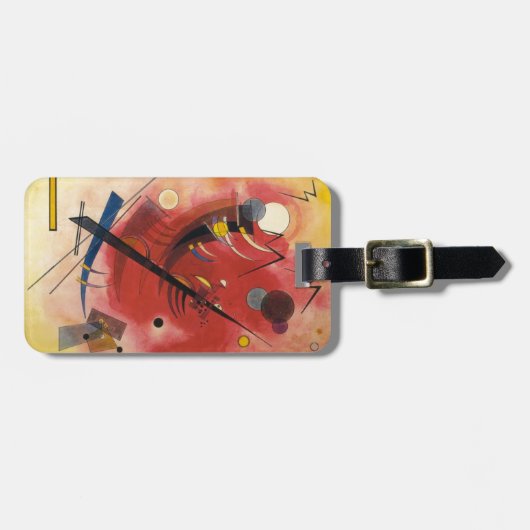 Étiquette À Bagage Simulation interne peinture Abstraite (Devant horizontal)