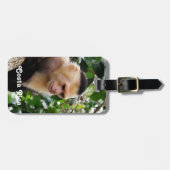 Étiquette À Bagage Singe de Rican de côte (Devant horizontal)