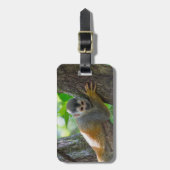 Étiquette À Bagage Singe écureuil à Manuel Antonio NP - Costa Rica (Devant Vertical)