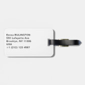 Étiquette À Bagage Singe écureuil à Manuel Antonio NP - Costa Rica (Dos horizontal)