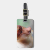 Étiquette À Bagage Singe proboscis Labuk Bay Borneo (Devant Vertical)