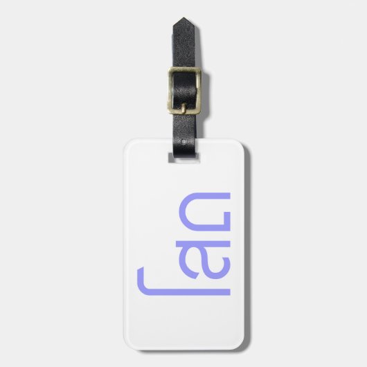 Étiquette À Bagage Single, SOHT en langage thaï, script décollé (Devant Vertical)