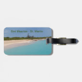 Étiquette À Bagage Sint Maarten - Marque bagage St Martin (Dos horizontal)