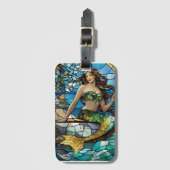 Étiquette À Bagage Sirène en verre (Devant Vertical)