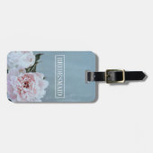 Étiquette À Bagage Sirène Florale (Devant horizontal)