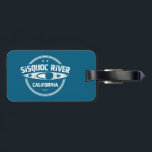 Étiquette À Bagage Sisquoc River California Kayak<br><div class="desc">La rivière Sisquoc près de Père Noël Barbara California coule à environ 90 km de ses sources dans le désert de San Rafael jusqu'à sa confluence avec la rivière Cuyama.</div>