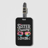 Étiquette À Bagage Sister Curising 2026 (Devant Vertical)