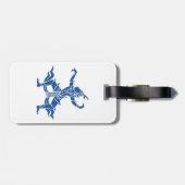 Étiquette À Bagage SIX Danseuse thaïlandaise ⚠ Thaïlande ⚠ (Dos horizontal)