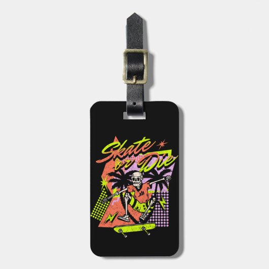 Étiquette À Bagage Skate (Devant Vertical)