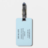 Étiquette À Bagage Ski (Dos Vertical)