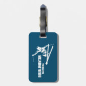 Étiquette À Bagage Ski de Boreal Mountain California (Dos Vertical)