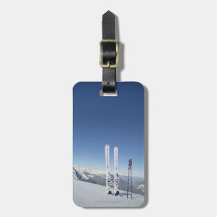 Étiquette À Bagage Skis et ski Polonais