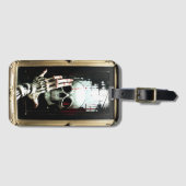 Étiquette À Bagage Skull in the mirror (Devant Horizontal)