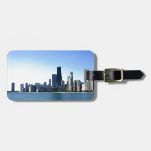 Étiquette À Bagage Skyline de Chicago