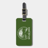 Étiquette À Bagage Skyline Drive Virginia Forest (Devant Vertical)