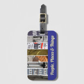 Étiquette À Bagage Slices d'accueil d'un Slogan de récupération de ré (Devant Vertical)