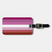 Étiquette À Bagage SlipperyJoe's lesbian pride flag feminine communit (Devant horizontal)