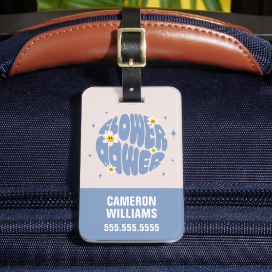 Étiquette À Bagage Slogan d'alimentation des fleurs (Insitu Rectoal 2)