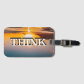 Étiquette À Bagage Slogan de la reprise (Devant Horizontal)