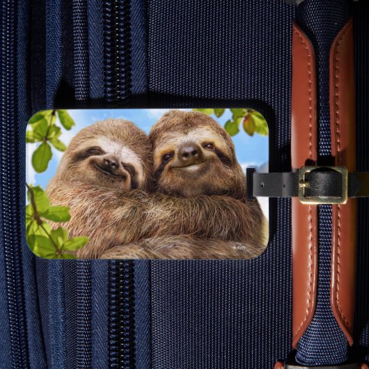 Étiquette À Bagage Sloth Couple (Insitu Rectoal 4)