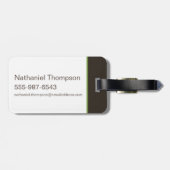 Étiquette À Bagage SLYTHERIN™ Maison Par Tous Les Moyens (Dos horizontal)