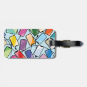 Étiquette À Bagage Smartphones avec encoche (Dos horizontal)